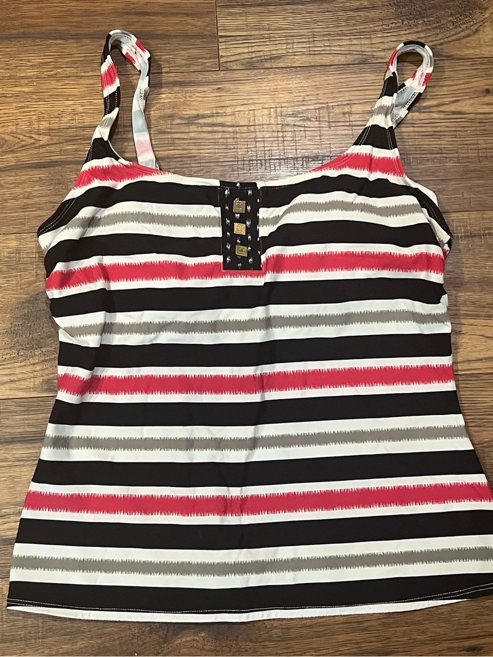 Liz Claiborne Tankini Swimsuit Top Size 14